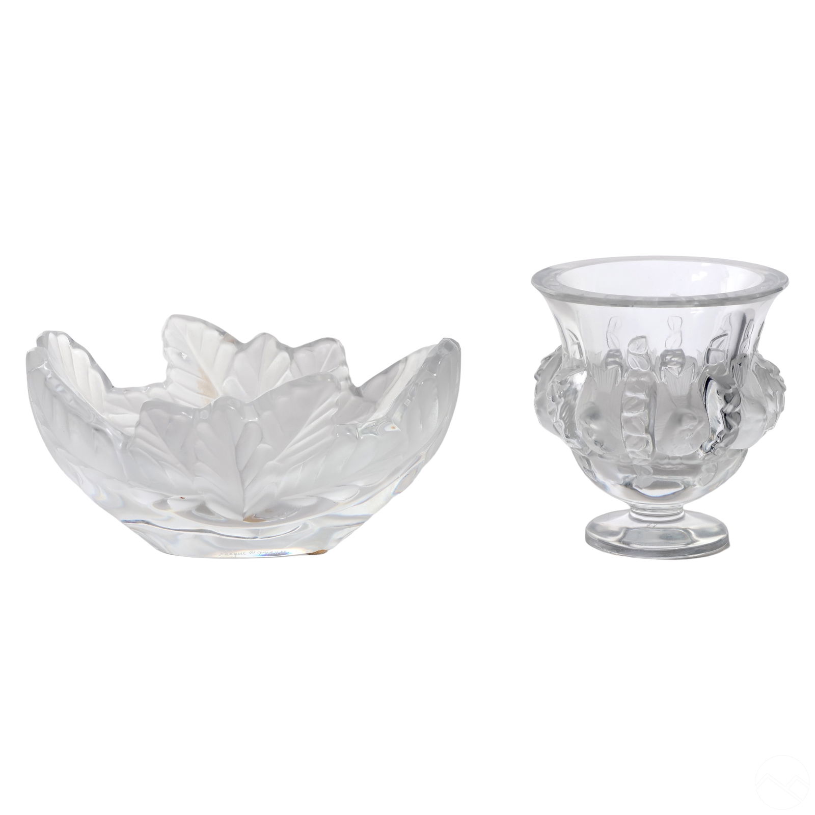 LALIQUE CRYSTAL DAMPIERRE VASE