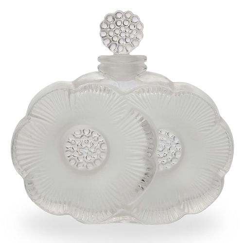 LALIQUE CRYSTAL "DEUX FLEURS"