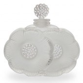 LALIQUE CRYSTAL "DEUX FLEURS"