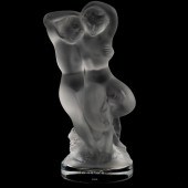 LALIQUE CRYSTAL 'DOUBLE NUDE F