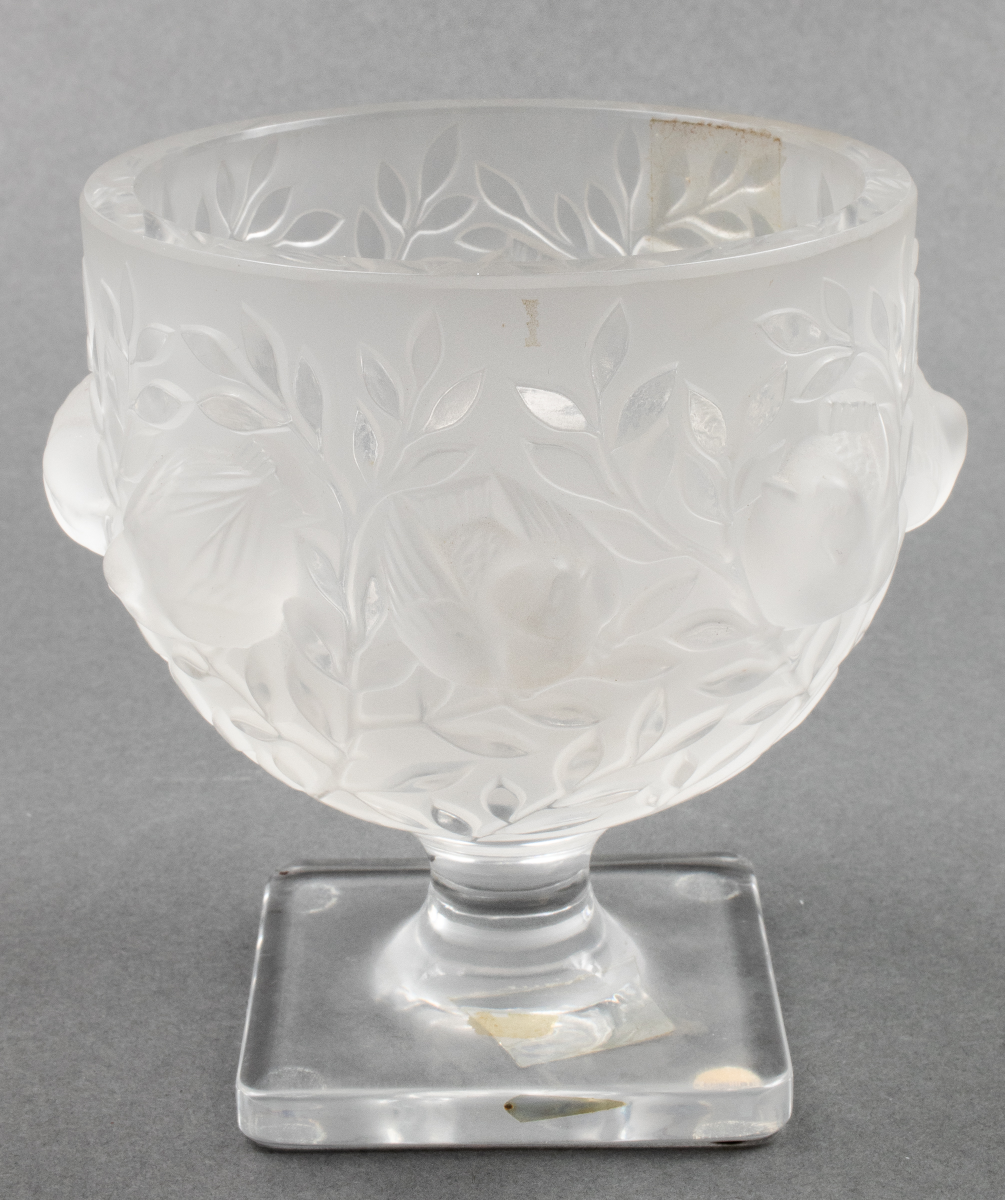 LALIQUE CRYSTAL "ELIZABETH" COMPOTE
