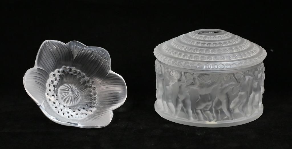 LALIQUE CRYSTAL ENFANTS BOX &