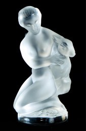 LALIQUE CRYSTAL FIGURAL SCULPT