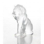 LALIQUE CRYSTAL FIGURE, BAMARA