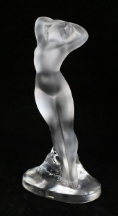 LALIQUE CRYSTAL FIGURE DANSEUS