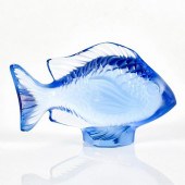 LALIQUE CRYSTAL FIGURINE, DAMS