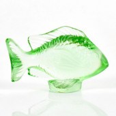 LALIQUE CRYSTAL FIGURINE, DAMS