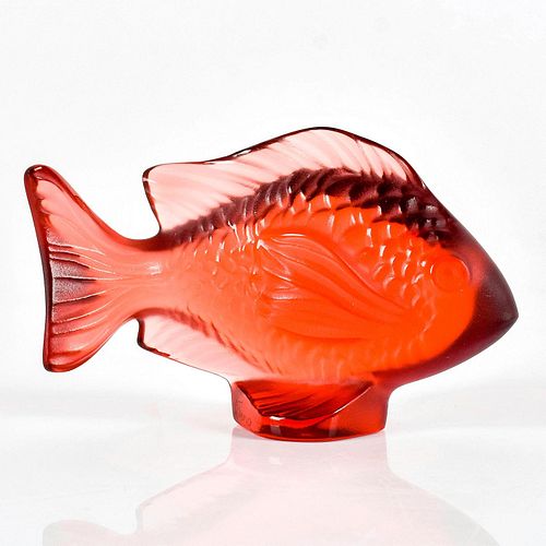 LALIQUE CRYSTAL FIGURINE, DAMSEL