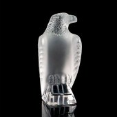 LALIQUE CRYSTAL FIGURINE, EAGL