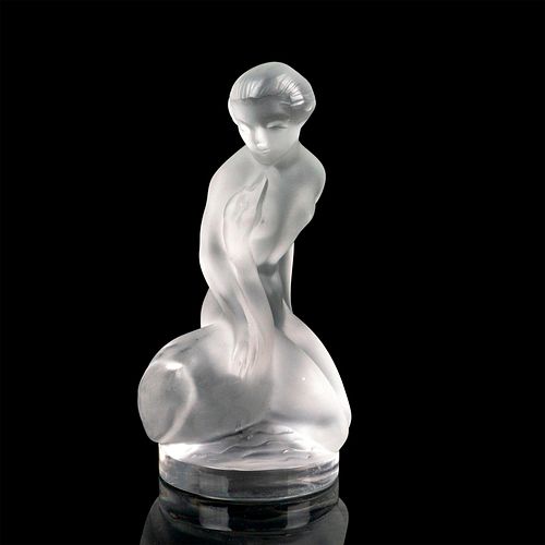 LALIQUE CRYSTAL FIGURINE, LEDA