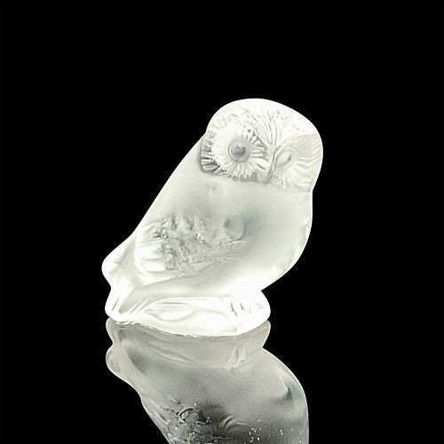 LALIQUE CRYSTAL FIGURINE, NYCTAL