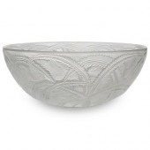LALIQUE CRYSTAL "FINCHES" BOWL