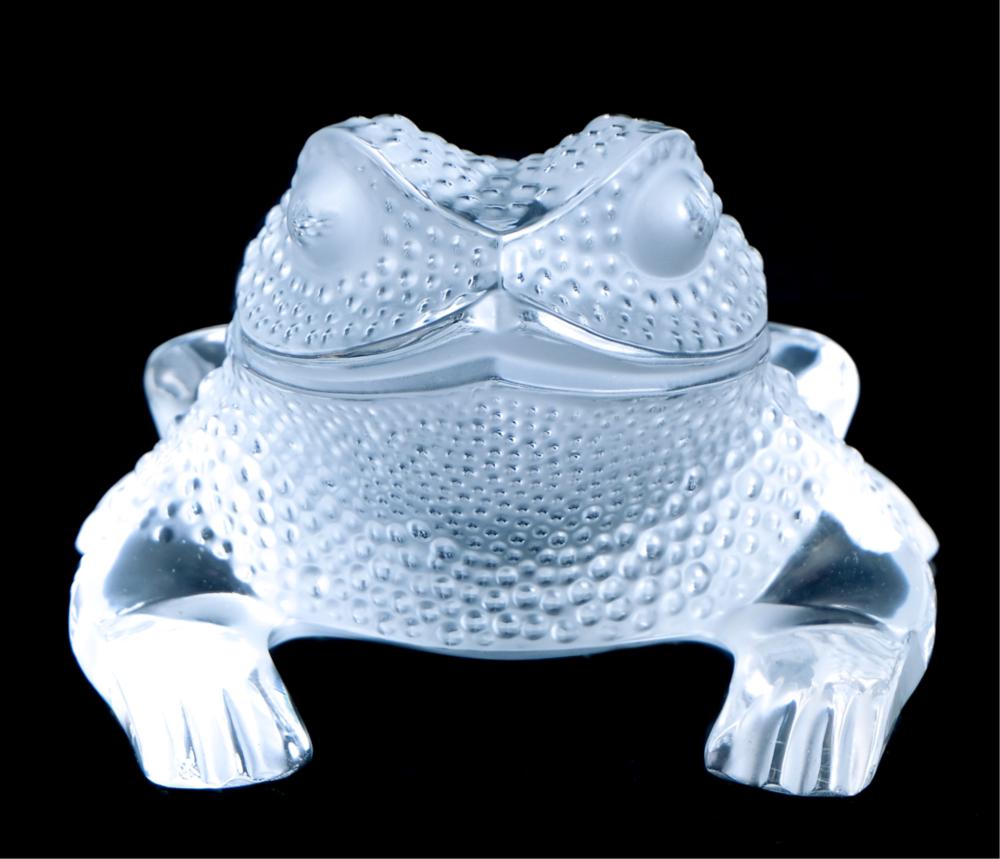 LALIQUE CRYSTAL FROSTED GREGOIRE