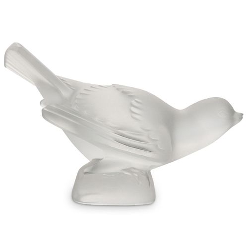 LALIQUE CRYSTAL GLASS BIRD