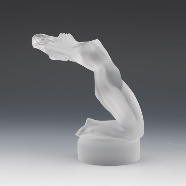 LALIQUE CRYSTAL GLASS CAR MASCOT