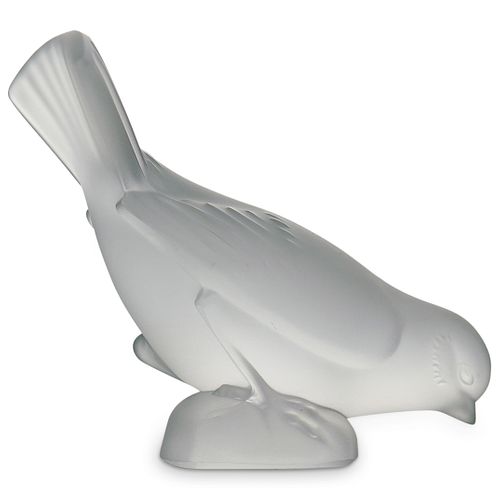 LALIQUE CRYSTAL GLASS SPARROW