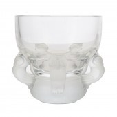 LALIQUE CRYSTAL HIBOUX BOWL Cl