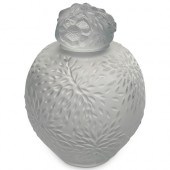LALIQUE CRYSTAL KATI TEA CADDI