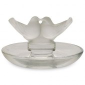 LALIQUE CRYSTAL "LOVEBIRDS" PI