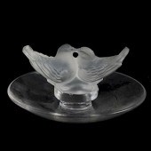 LALIQUE CRYSTAL "LOVEBIRDS" PI