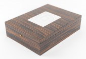 LALIQUE CRYSTAL MACASSAR EBONY