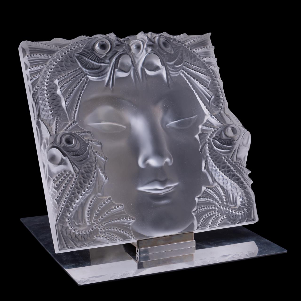 LALIQUE CRYSTAL "MASQUE DE FEMME"