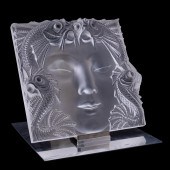 LALIQUE CRYSTAL "MASQUE DE FEM