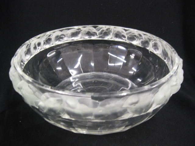 Lalique Crystal ''Mesanges'' Bowl