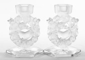 LALIQUE CRYSTAL MESANGES CANDL