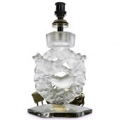 LALIQUE CRYSTAL "MESANGES" LAM