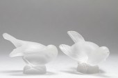 LALIQUE CRYSTAL "MOINEAU" SPAR