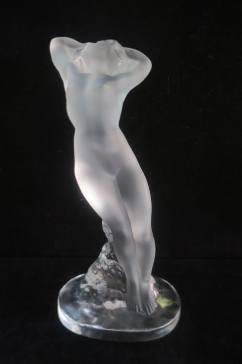 LALIQUE CRYSTAL NUDE DANSEUSE