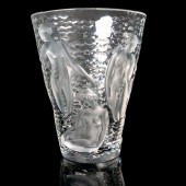 LALIQUE CRYSTAL ONDINES VASECl