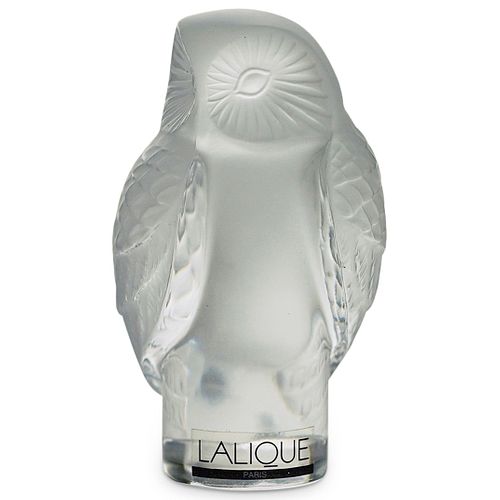 LALIQUE CRYSTAL OWL