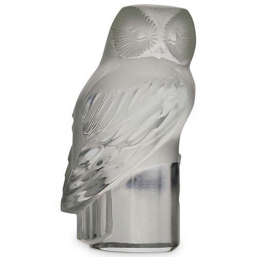 LALIQUE CRYSTAL OWL