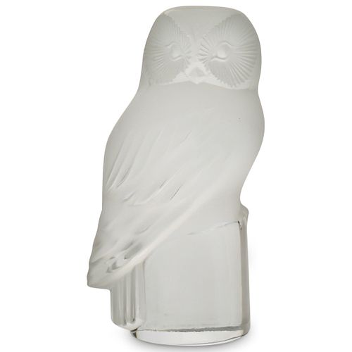 LALIQUE CRYSTAL OWL