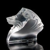 LALIQUE CRYSTAL PAPERWEIGHT, K