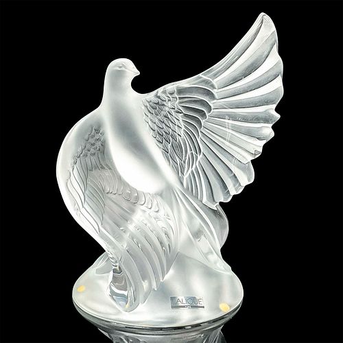 LALIQUE CRYSTAL PEACE DOVE