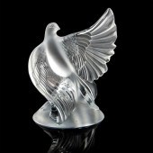 LALIQUE CRYSTAL PEACE DOVE SCU