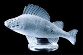 LALIQUE CRYSTAL PERCH PAPERWEI