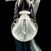 LALIQUE CRYSTAL PERFUME BOTTLE