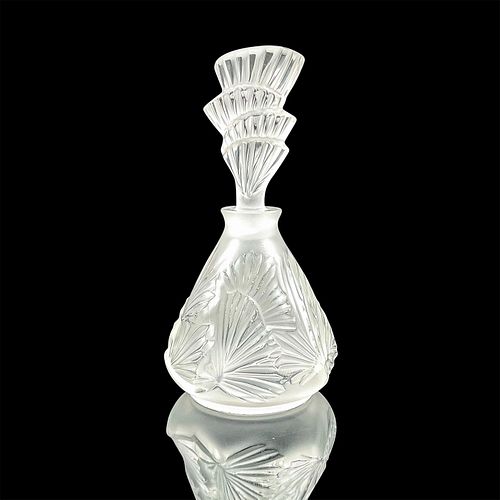 LALIQUE CRYSTAL PERFUME BOTTLE,