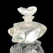 LALIQUE CRYSTAL PERFUME BOTTLE