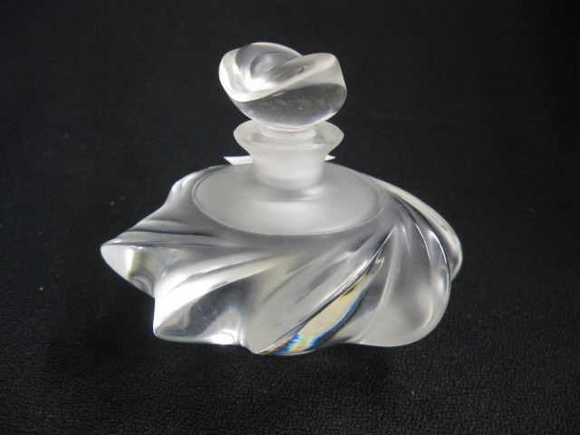 Lalique Crystal Perfume Bottle