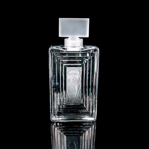 LALIQUE CRYSTAL PERFUME BOTTLE WITH
