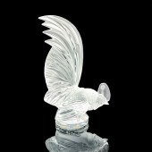 LALIQUE CRYSTAL ROOSTER SCULPT