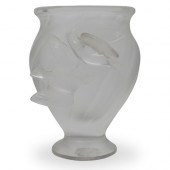 LALIQUE CRYSTAL "ROSINE" VASED