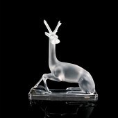 LALIQUE CRYSTAL SCULPTURE, DEE