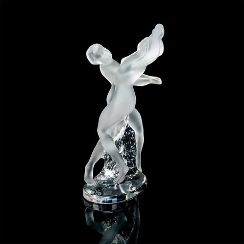 LALIQUE CRYSTAL SCULPTURE, DEUX