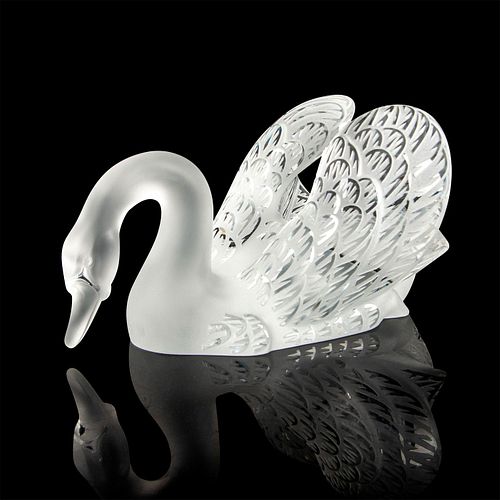 LALIQUE CRYSTAL SCULPTURE, HEAD